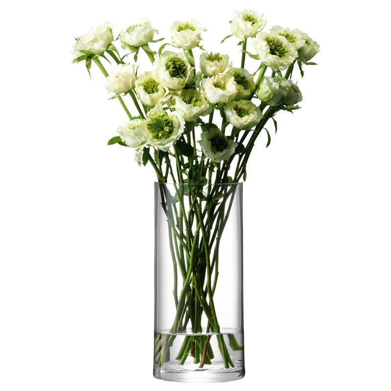 LSA International Clear Column Vase H28cm, UK version