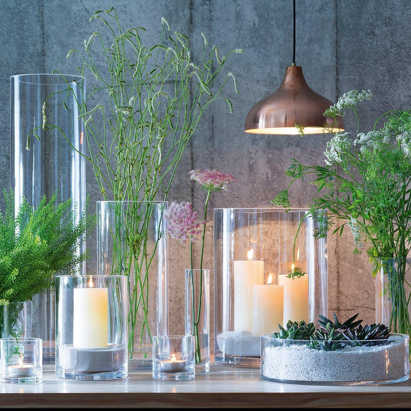 LSA International Clear Column Vase H28cm, UK version