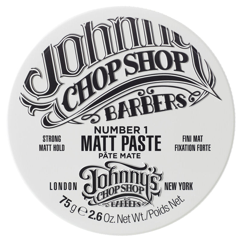 Johnny's Chop Shop Number 1 Matt Paste 75g, imported from the UK