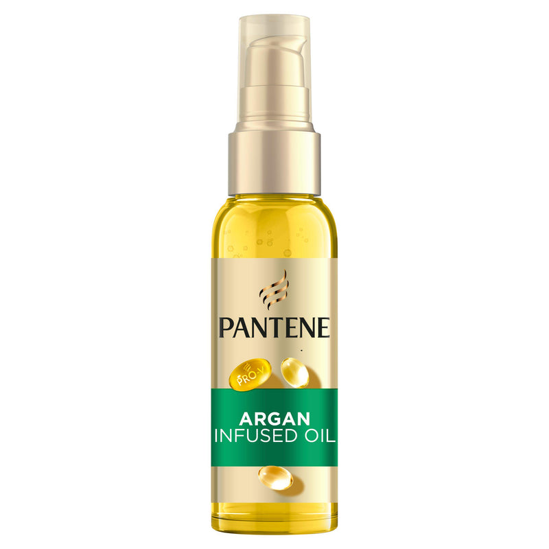 Pantene Argan Infused Hair Oil 100ml, imported from the UK
