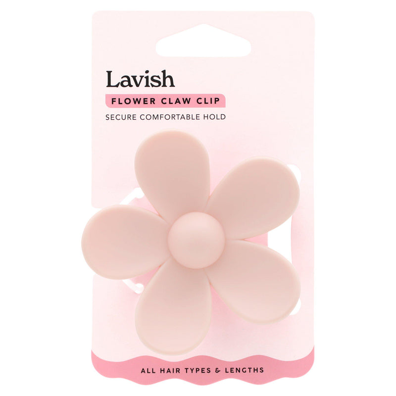 Lavish flower claw clip hair accessory - British product