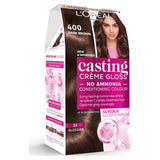 Sainsburys L'Oreal Paris Casting Creme Gloss Semi Permanent Hair Dye Dark Brown 400- Buy online at McGrocer