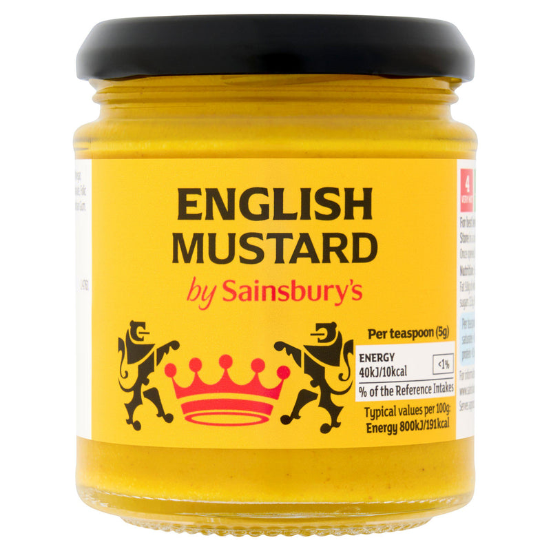 Sainsbury's English Mustard 185g - British product