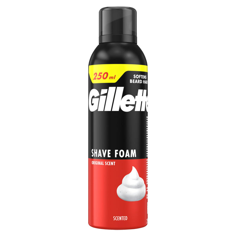 Gillette Series Soothing Aloe Vera Shave Foam 250ml, UK version
