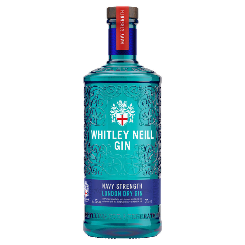 Whitley Neill Navy Strength Gin 700ml (British brand)
