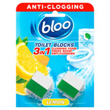 Bloo in cistern toilet blocks lemon 2x50g, UK version