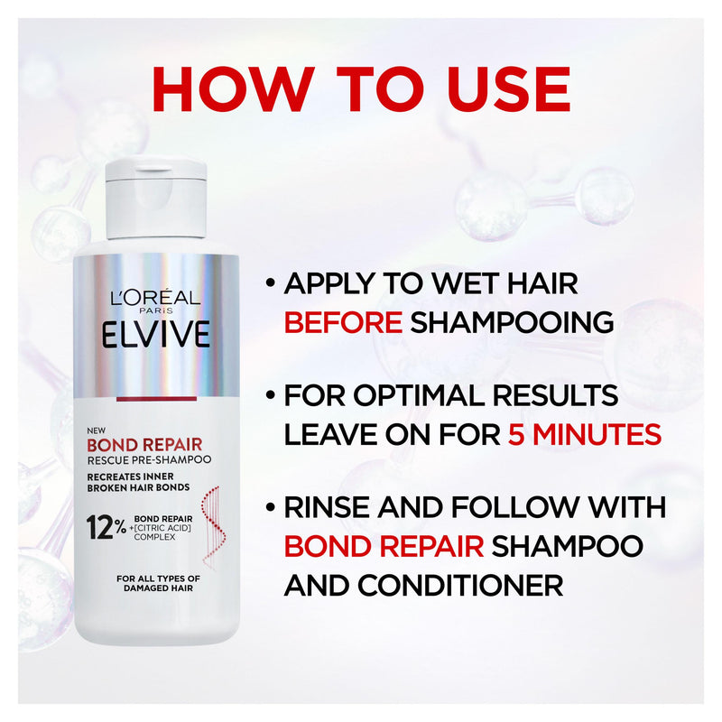 L'Oreal bond repair pre shampoo treatment 200ml - British product