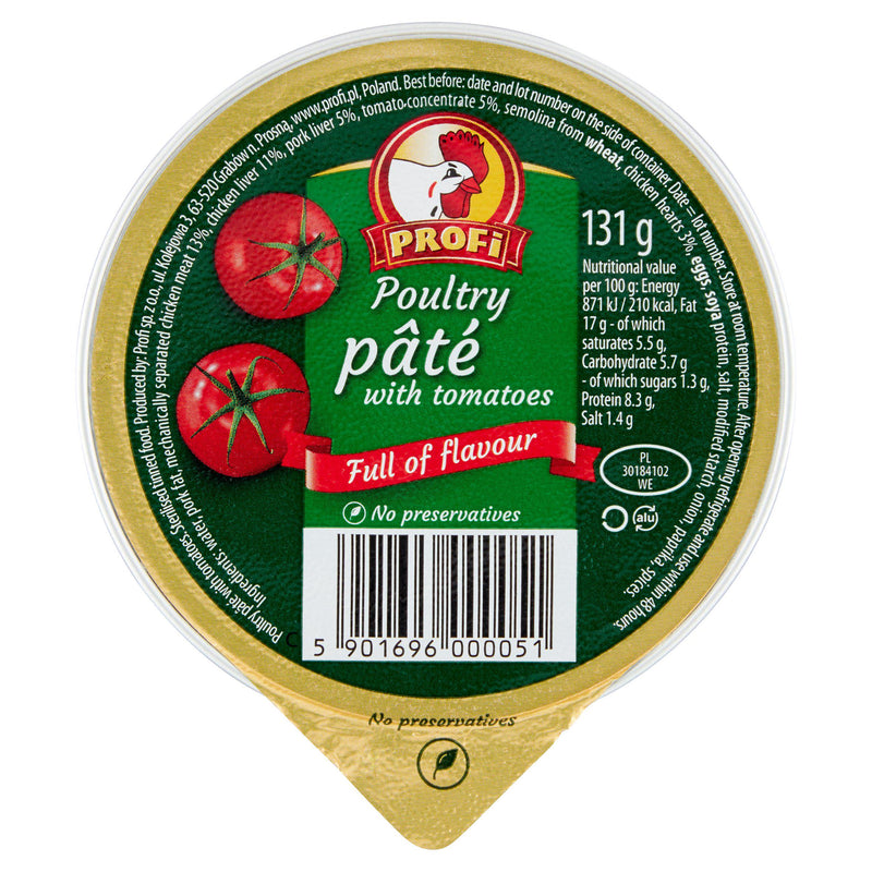 Profi Poultry Pate wet cat food 131g, imported from the UK