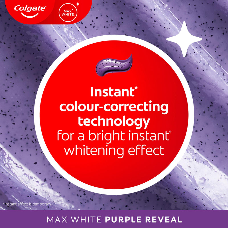 Colgate Purple Reveal toothpaste 125ml, UK version