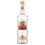 Ouzo 12 aniseed liqueur 70cl, UK version