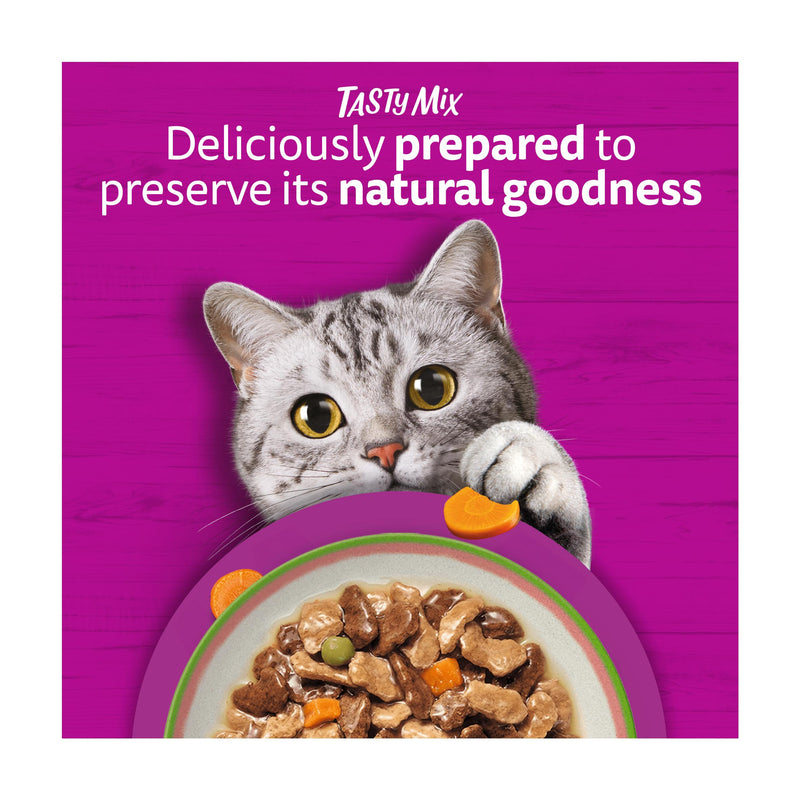 Whiskas wet cat food pouches 12 x 85g, imported from the UK