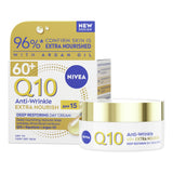 Sainsburys Nivea Q10 Power Anti-Wrinkle 60+ Day Cream Moisturiser 50ml- Buy online at McGrocer