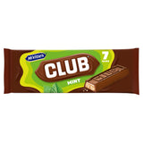 Sainsburys McVitie's Club Mint Biscuit Bars Multipack 7 x 22g- Buy online at McGrocer
