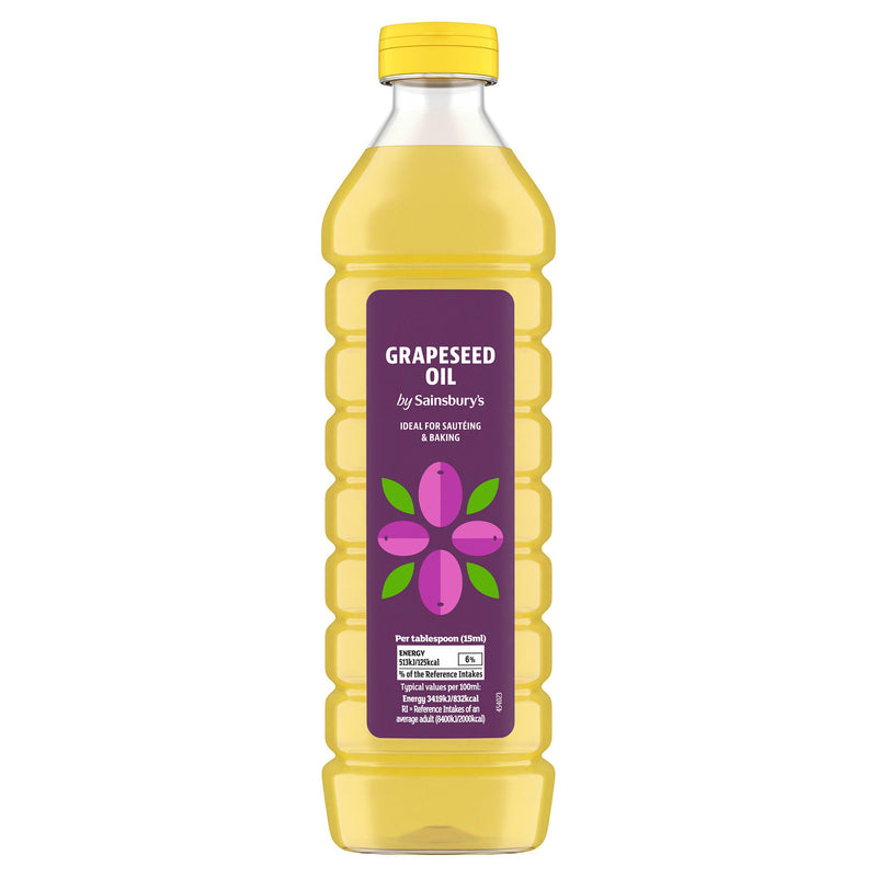 Sainsbury's grapeseed oil 500ml - British product