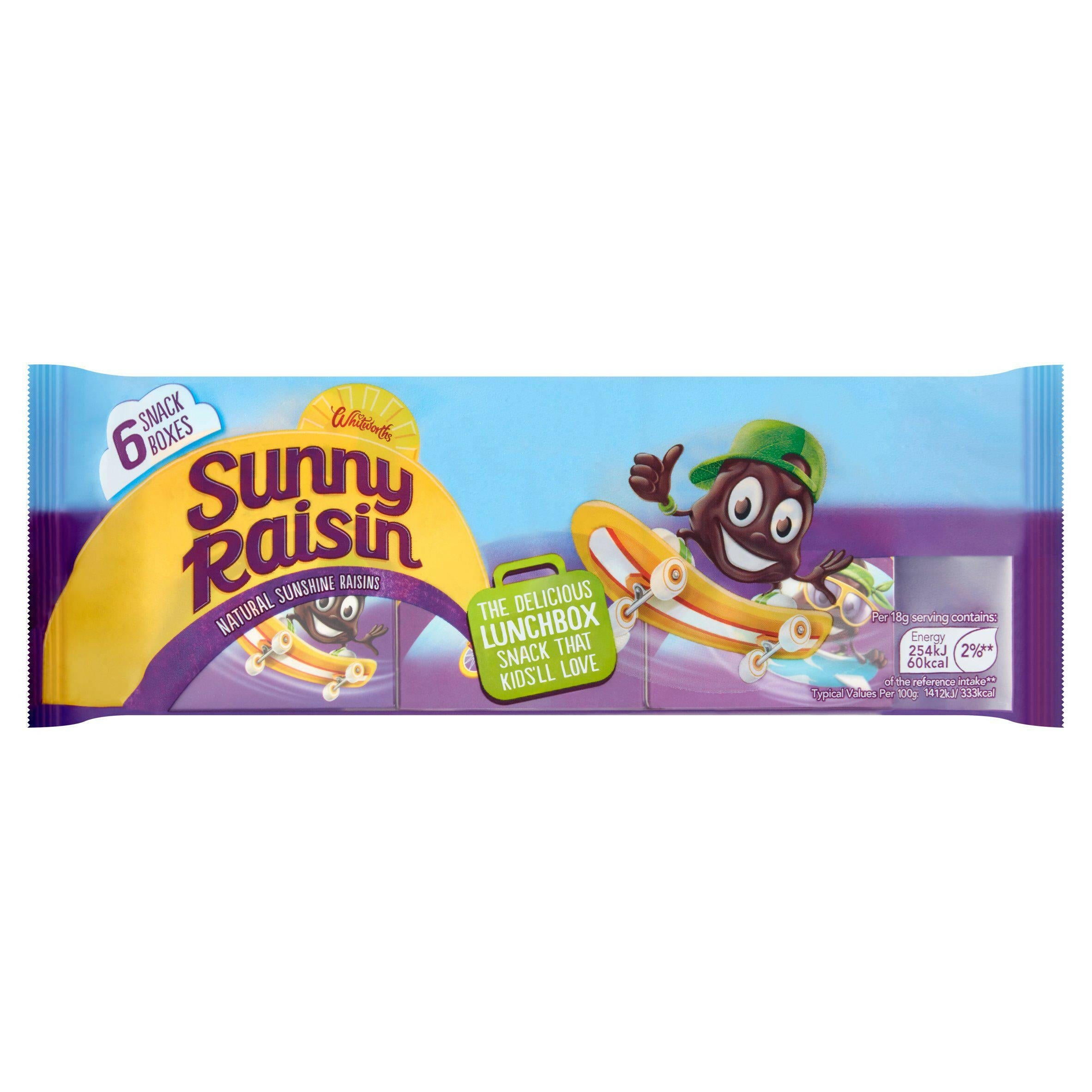 Sunny Raisins Kids Snack 6 Pack GOODS Sainsburys