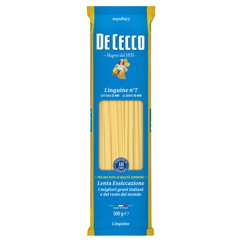 De Cecco linguine pasta 500g, UK version