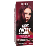 Bleach London semi permanent hair dye Atomic Cherry 150ml, imported from the UK