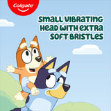 Colgate Kids Bluey extra soft battery toothbrush (British brand)