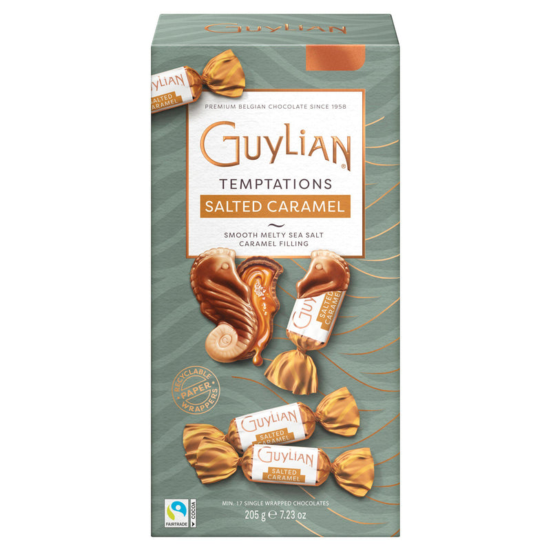 Guylian Temptations Chocolate Salted Caramel 205g, UK version