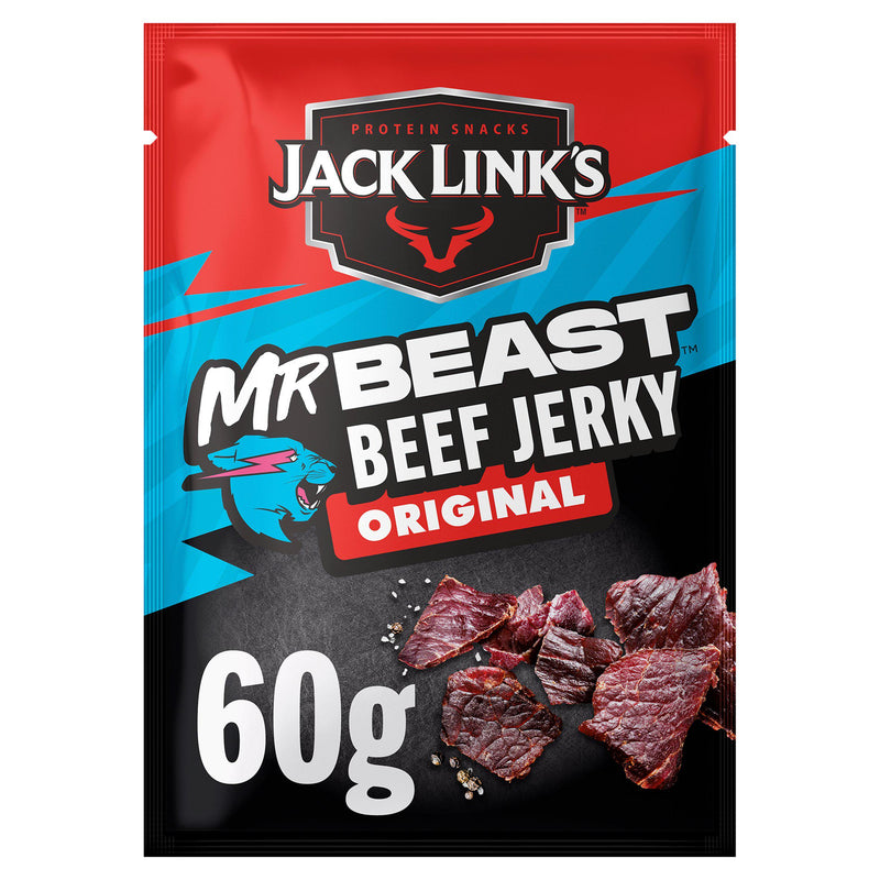 Jack Link's beef jerky original 60g (British brand)