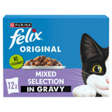 Sainsburys Felix Original Mixed Selection in Gravy Wet Cat Food 12 x 85g- Buy online at McGrocer