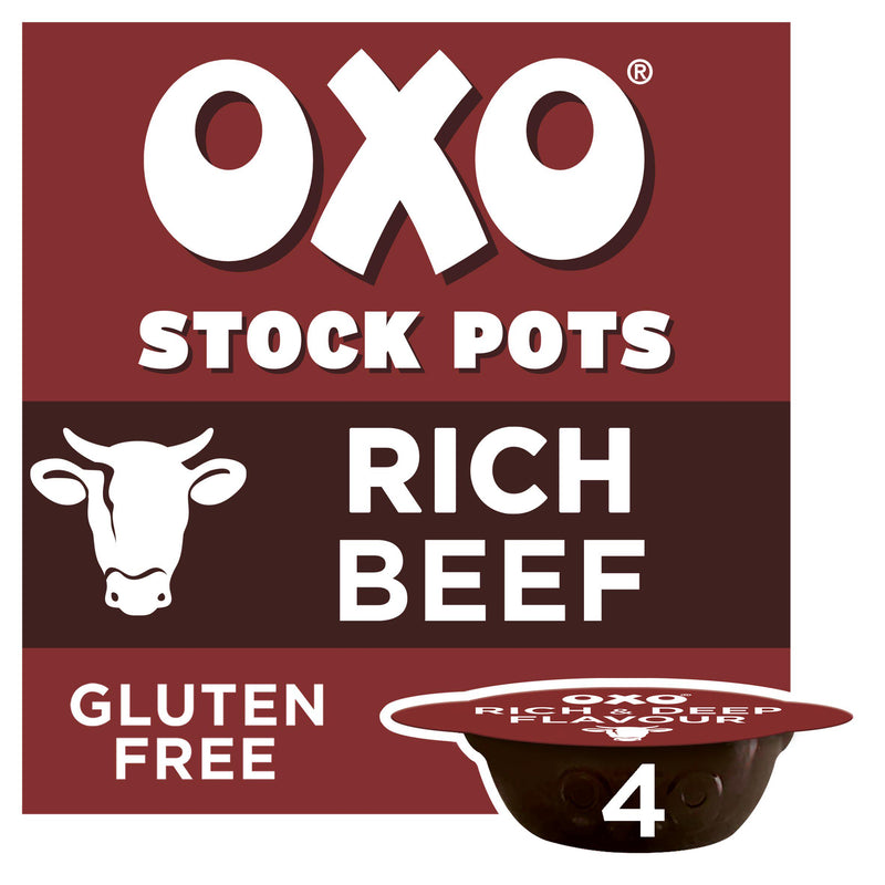 OXO beef stock pots onion rosemary 80g - British product