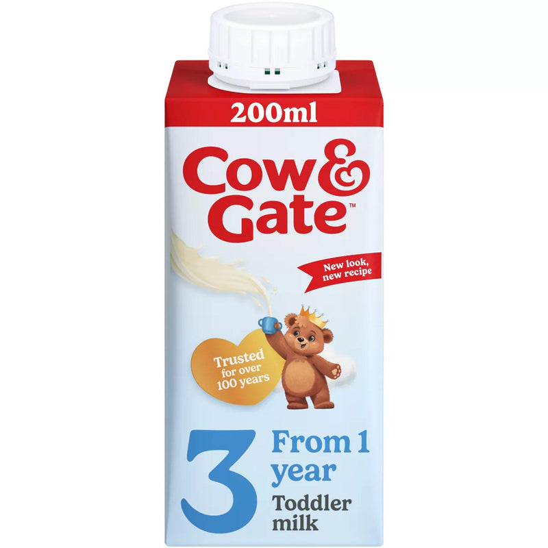 Cow & Gate toddler milk 200ml, from 1 year - British product