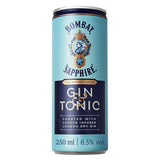 Bombay Sapphire Gin & Tonic premix cocktail 25cl (British brand)