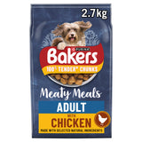 Sainsburys Bakers Meaty Meals Adult Dry Dog Food Chicken 2.7kg- Buy online at McGrocer