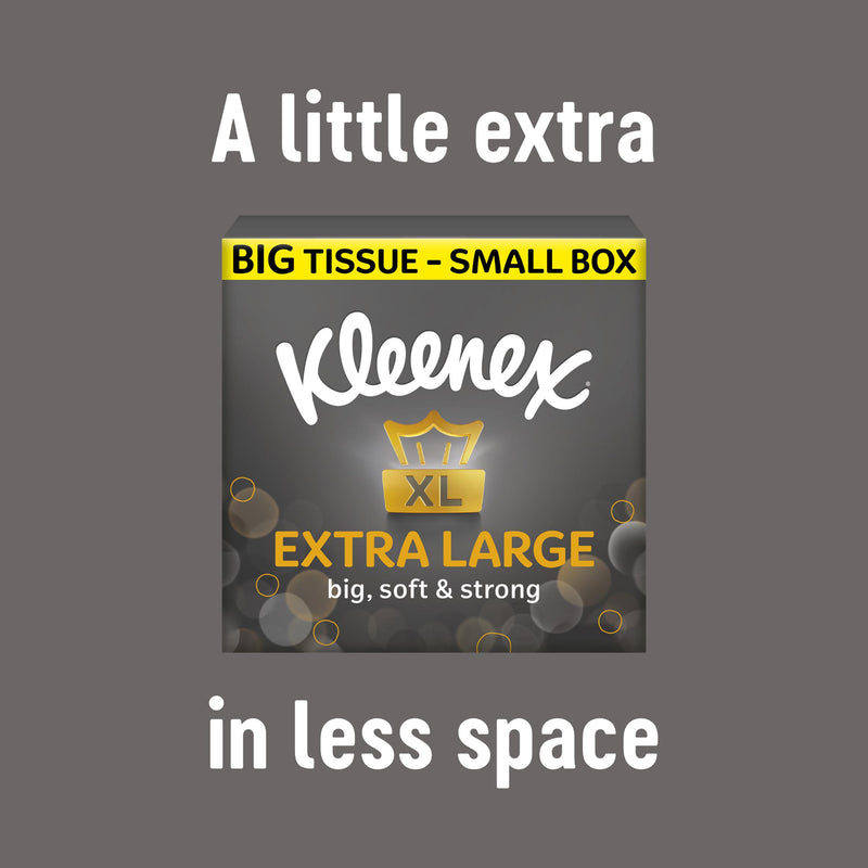 Kleenex extra large compact tissues 2x44 sheets, UK version