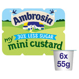 Ambrosia reduced sugar custard pots 6x55g, UK version