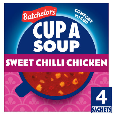 Sainsburys Batchelors Cup a Soup Sweet Chilli Chicken Instant Soup x4 92g- Buy online at McGrocer