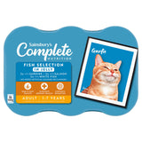 Sainsbury's cat food fish selection in jelly 6 x 400g - British product