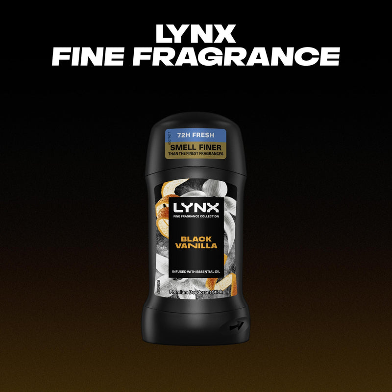 Lynx Black Vanilla deodorant stick 50ml (British brand)