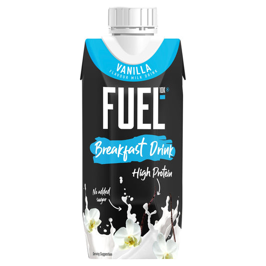 Fuel10K Vanilla Flavour Breakfast Milk Drink 330ml GOODS Sainsburys   