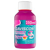 Sainsburys Gaviscon Double Action Heartburn & Indigestion Liquid Mixed Berry 250ml- Buy online at McGrocer