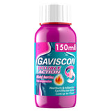 Sainsburys Gaviscon Double Action Mixed Berries Oral Suspension 150ml- Buy online at McGrocer