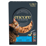 Sainsburys Encore Fish Selection in Gravy Cat Food 5 x 50g- Buy online at McGrocer