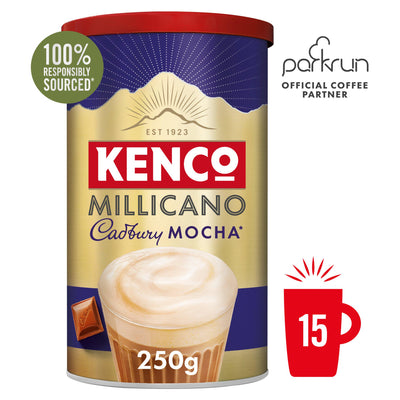 Sainsburys Kenco Millicano Cadbury Mocha Instant Coffee 250g- Buy online at McGrocer
