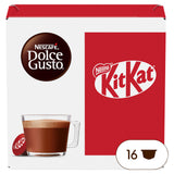 Sainsburys Nescafe Dolce Gusto KitKat Hot Chocolate Pods x 16- Buy online at McGrocer
