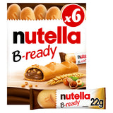 Sainsburys Nutella B-ready Chocolate Hazelnut Wafer Biscuit Bars Multipack 6x22g- Buy online at McGrocer