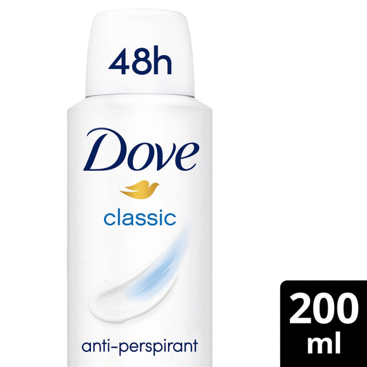 Dove Classic Antiperspirant Deodorant Spray 200ml GOODS Sainsburys   