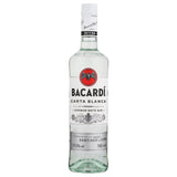 Bacardi Carta Blanca Superior white rum 70cl - British product