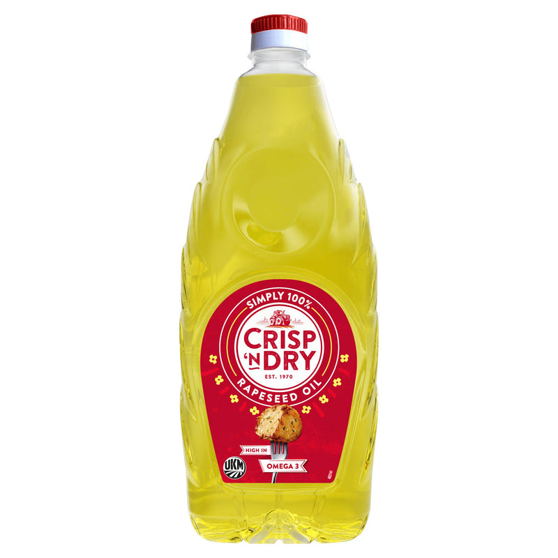 Crisp N Dry Rapeseed Oil 2 Litre Bottle - British product