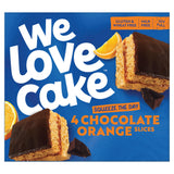 We Love Cake chocolate orange cake slices x4 pack 132g (British brand)