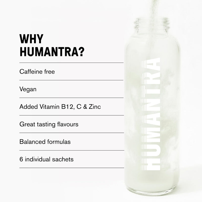 Humantra electrolyte drink sachets Himalayan Lime 6 x 3.6g - British product