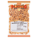 Fudco walnut halves extra light 175g, imported from the UK