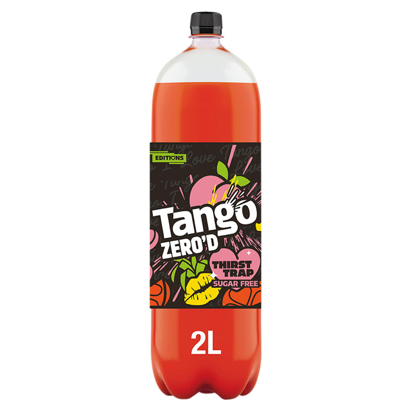 Tango Zero'd Thirst Trap sugar free drink 2L bottle, imported from the UK