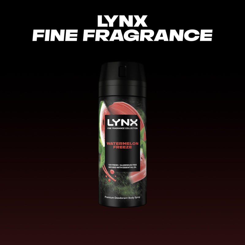 Lynx Watermelon Freeze deodorant 150ml (British brand)