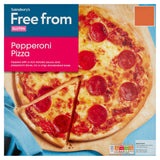 Sainsbury's Free From pepperoni pizza 305g - British product